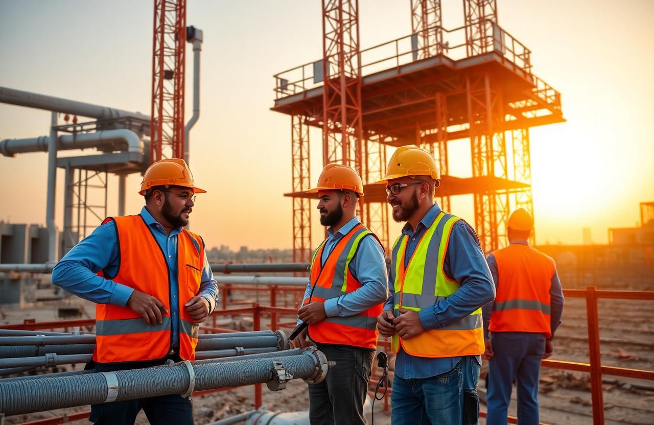 QRS engineering construction site, UAE