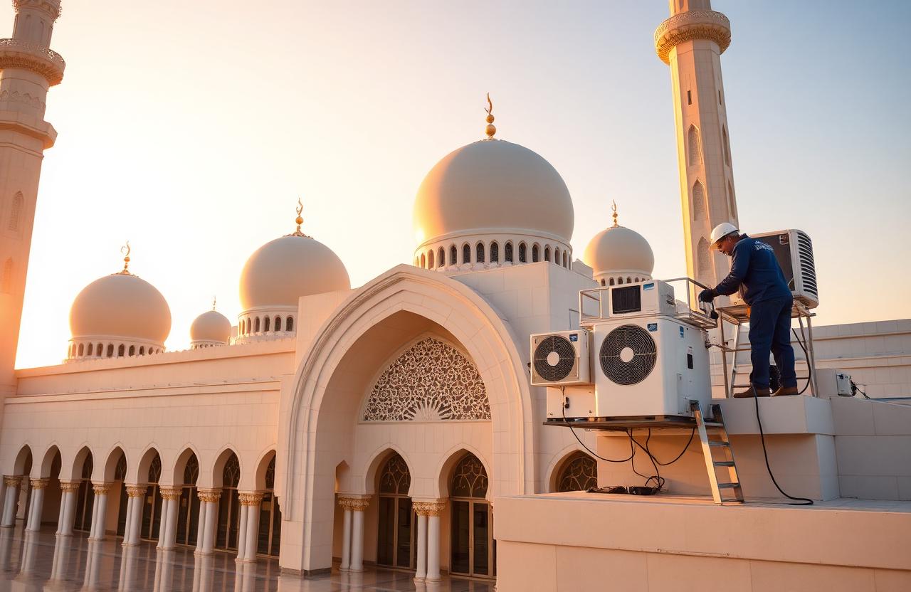 Mosque HVAC maintenance